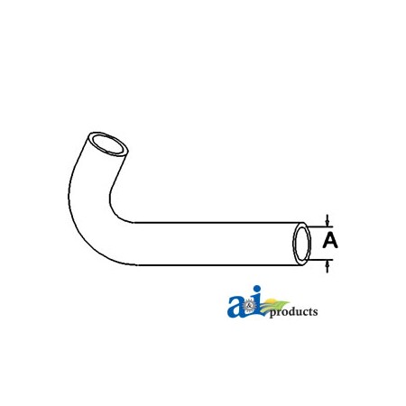 A & I Products By-Pass Hose 7" x2" x4" A-825684M1